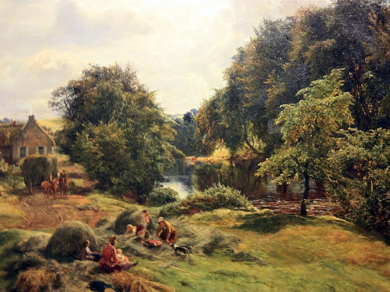 1858-Alexander Fraser - Fienagione sull'Avon